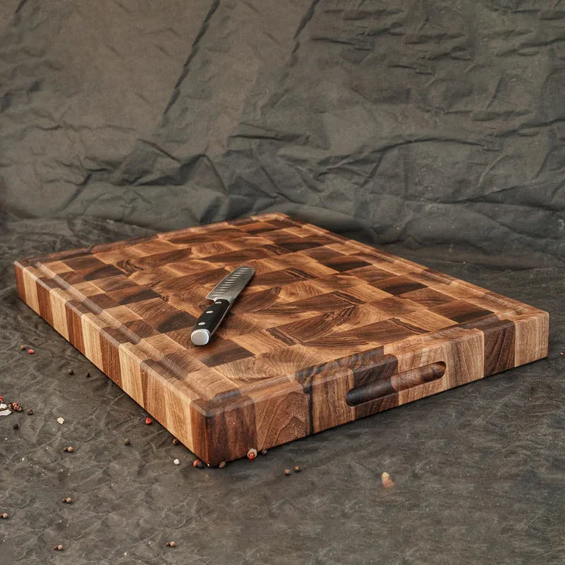 Personalized Walnut Cherry Wood Solid Cutting Board