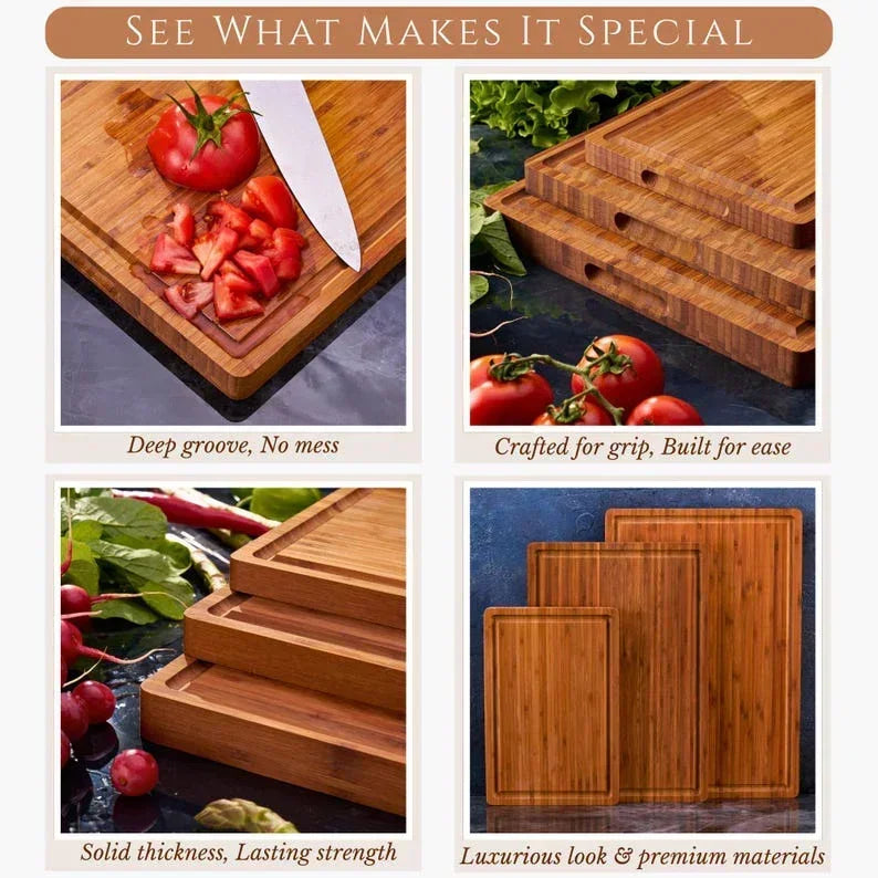Personalized Custom Engraved Bamboo Cutting Board - Elyseeaqua