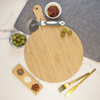 Pizza peel can be personalized with engraving for family gifts