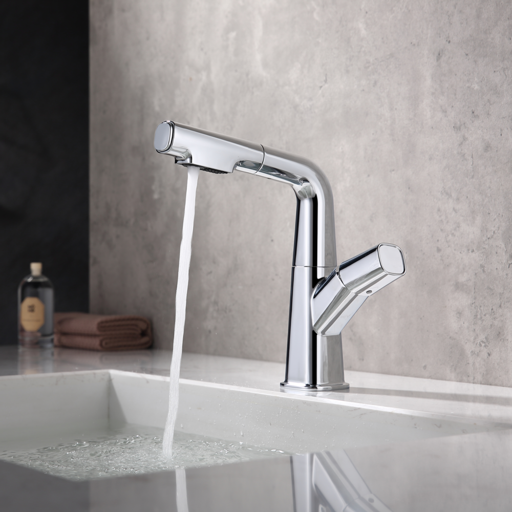 Elyseeaqua Pull-Out Lifting Basin Faucet