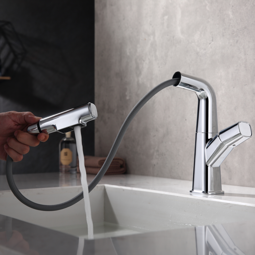 Elyseeaqua Pull-Out Lifting Basin Faucet