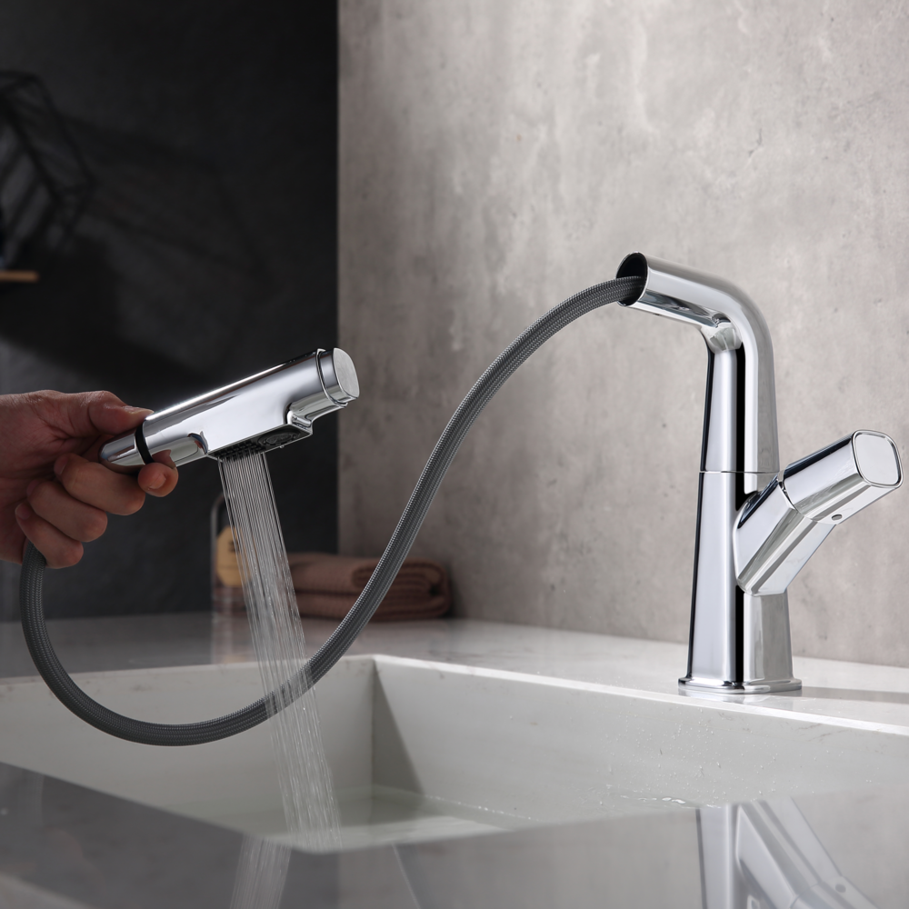 Elyseeaqua Pull-Out Lifting Basin Faucet