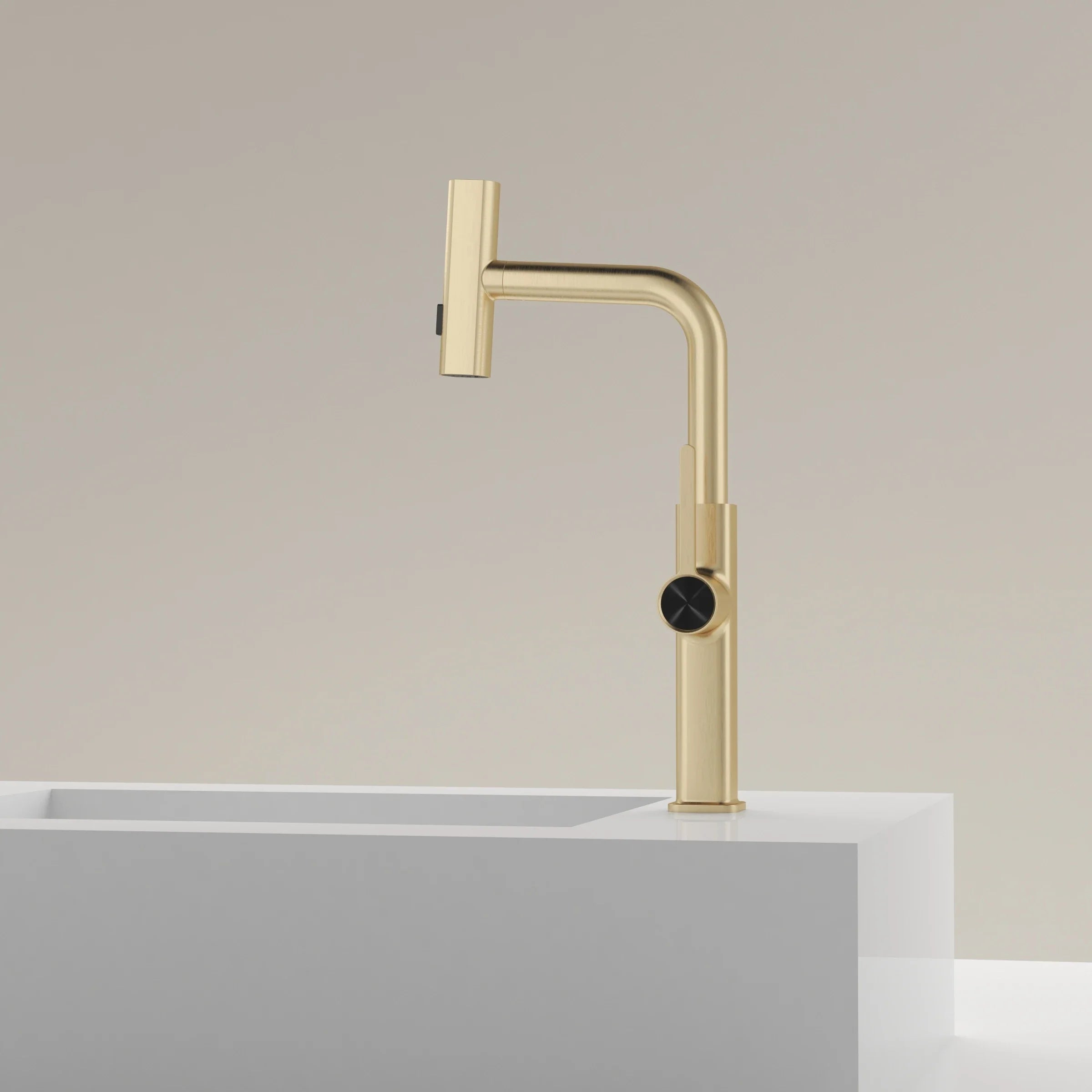 Elyseeaqua Waterfall & Pull-Out Kitchen Faucet