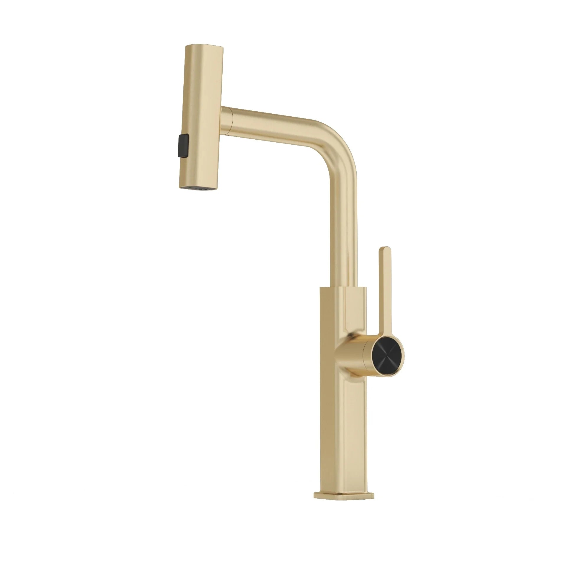 Elyseeaqua Waterfall & Pull-Out Kitchen Faucet Gold