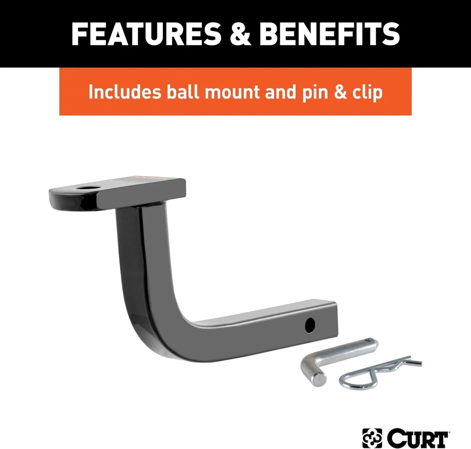 1 Trailer Hitch with Ball Mount