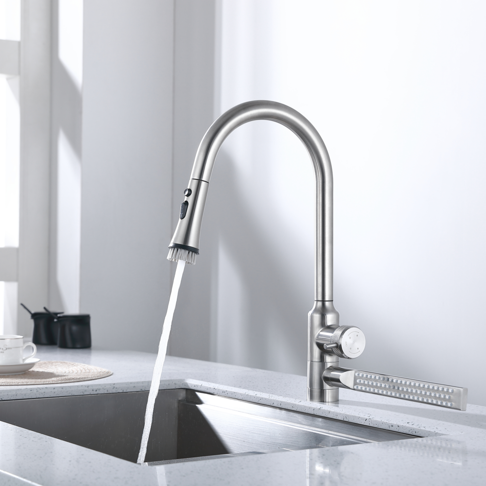 kitchen sink faucet with sprayer