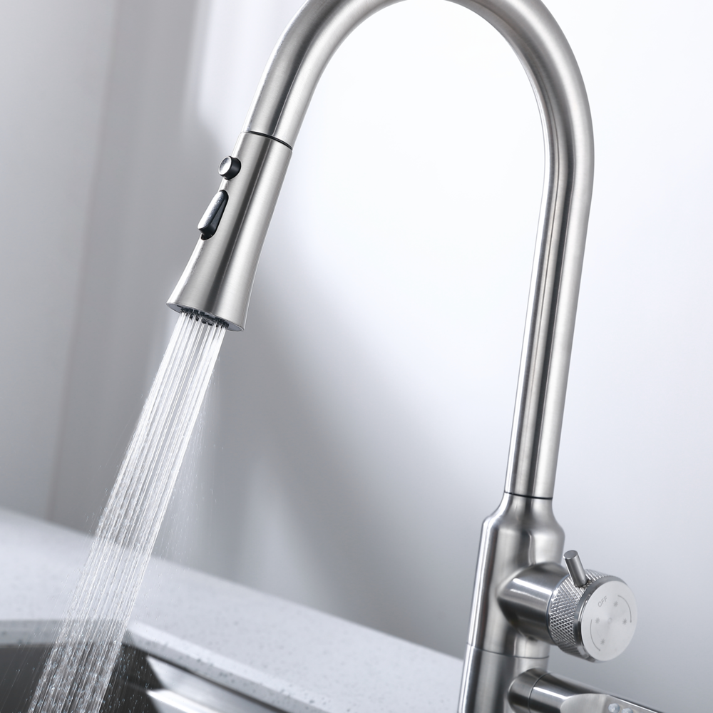 Elyseeaqua Professional Pull Down Sprayer Kitchen Sink Faucet /