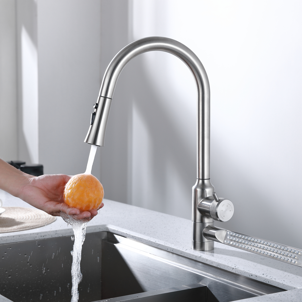 Elyseeaqua Professional Pull Down Sprayer Kitchen Sink Faucet /