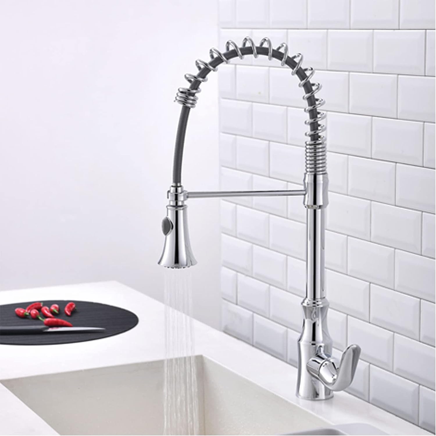 Elyseeaqua Kitchen Pull Down Sprayer 3 Function Faucet