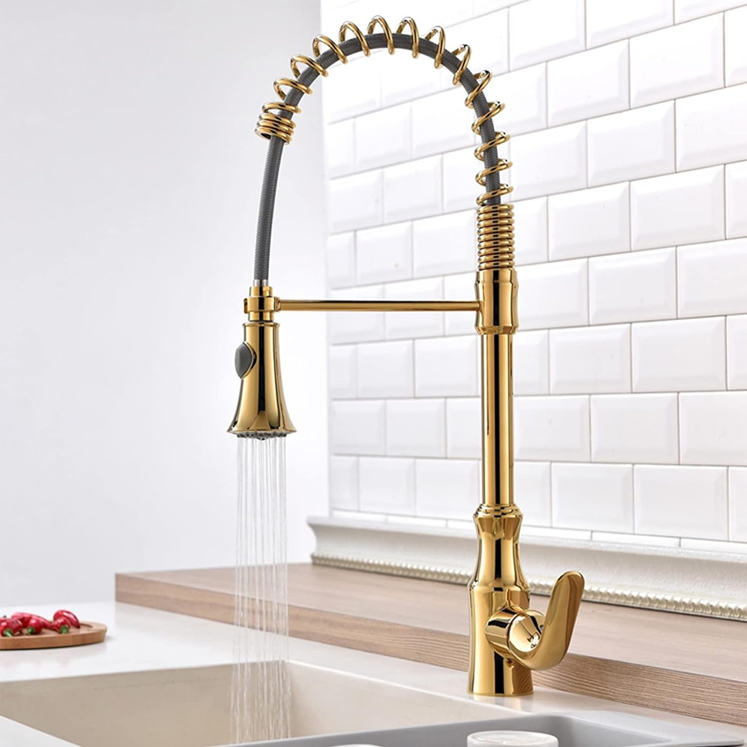 Elyseeaqua Kitchen Pull Down Sprayer 3 Function Faucet