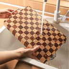 Personalized carved acacia wood cutting board, Mother's Day gift