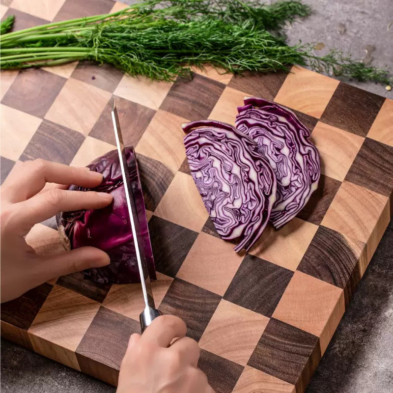 Personalized carved acacia wood cutting board, Mother's Day gift