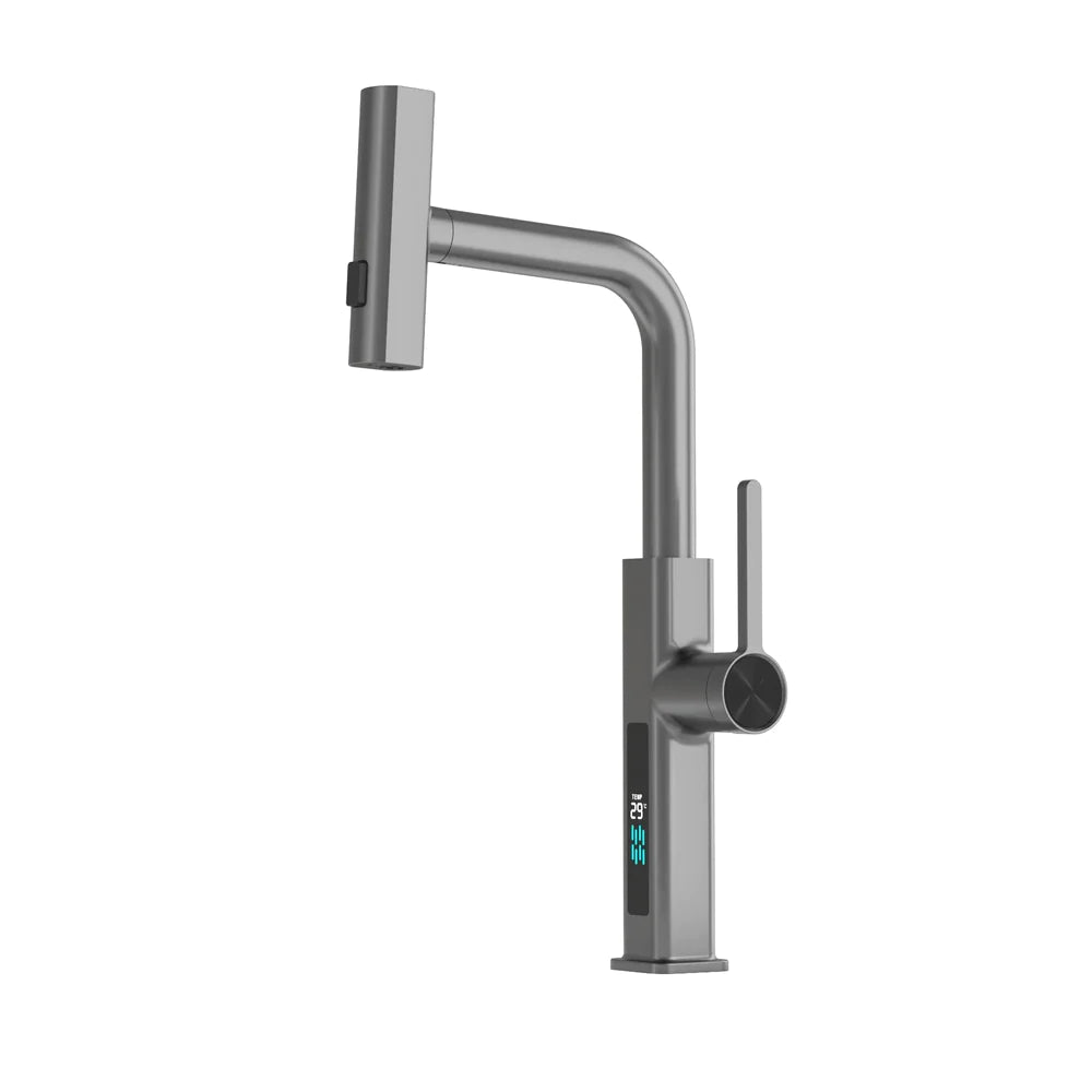 Elyseeaqua Waterfall & Pull-Out Kitchen Faucet