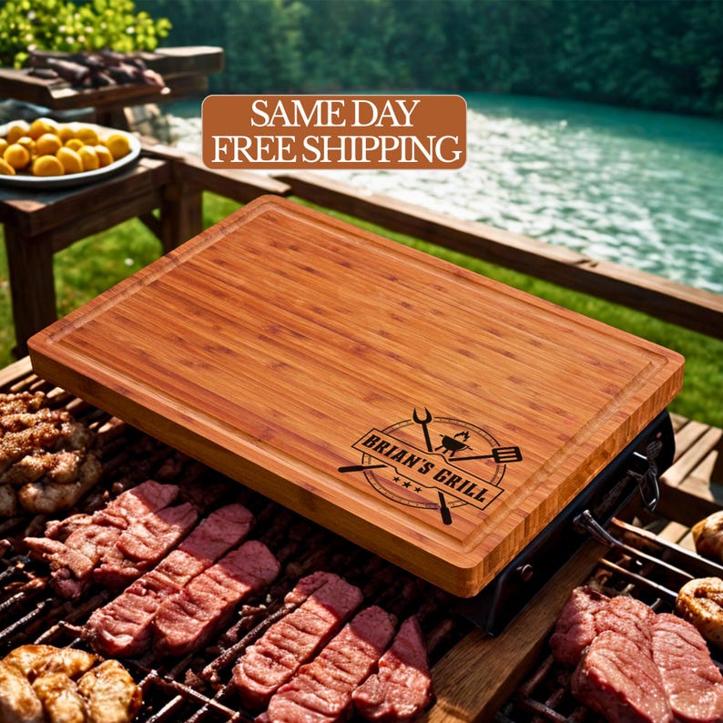 Personalized Custom Engraved Bamboo Cutting Board