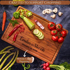 Personalized Custom Engraved Bamboo Cutting Board - Elyseeaqua