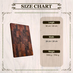 Personalized Walnut Cutting Board,Engraved Cutting Boards with Non-slip Rubber Feet