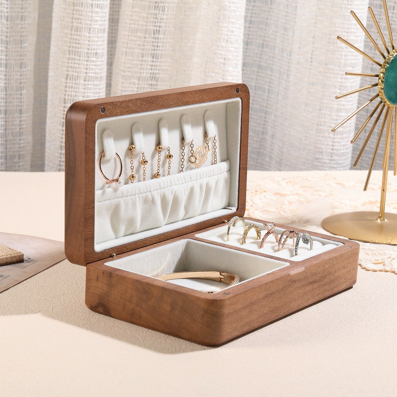 Custom Carved Wooden Jewelry Boxes