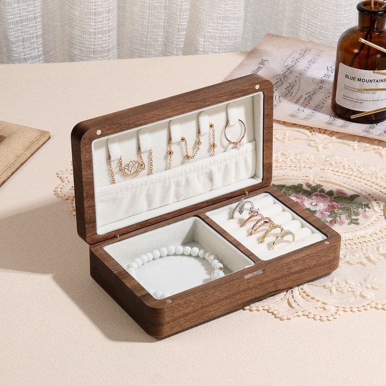 Custom Carved Wooden Jewelry Boxes